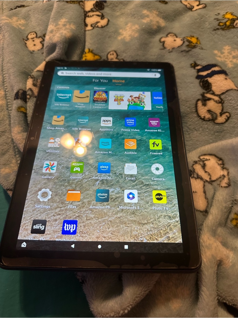 Amazon kindle fire 10” tablet